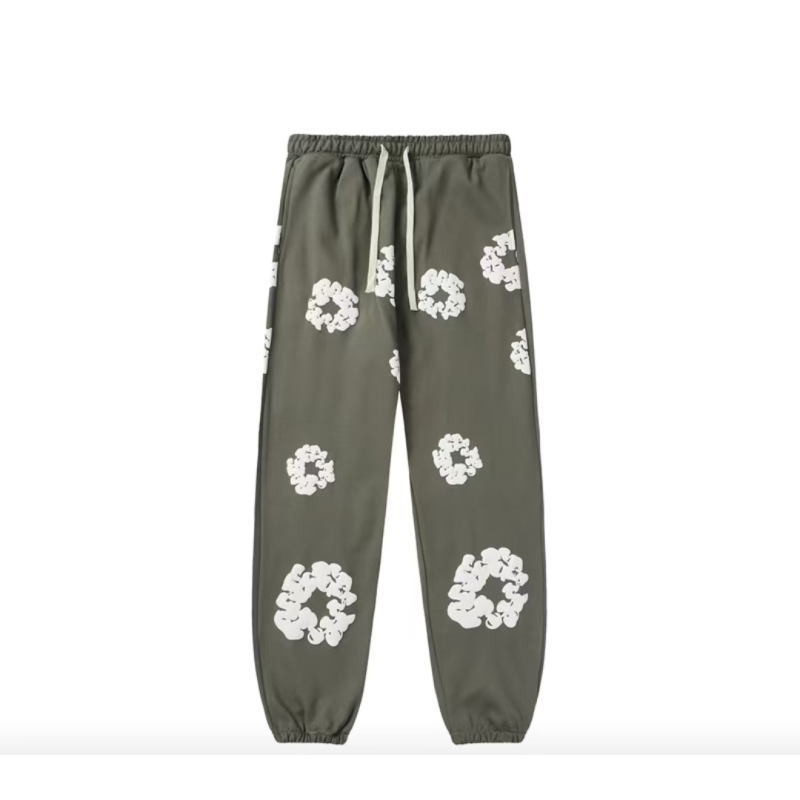 Denim Tears The Cotton Wreath Sweatpants Dark Gray