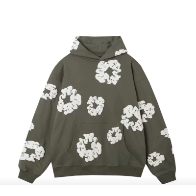 Denim Tears The Cotton Wreath Sweatshirt  Dark Grey 01