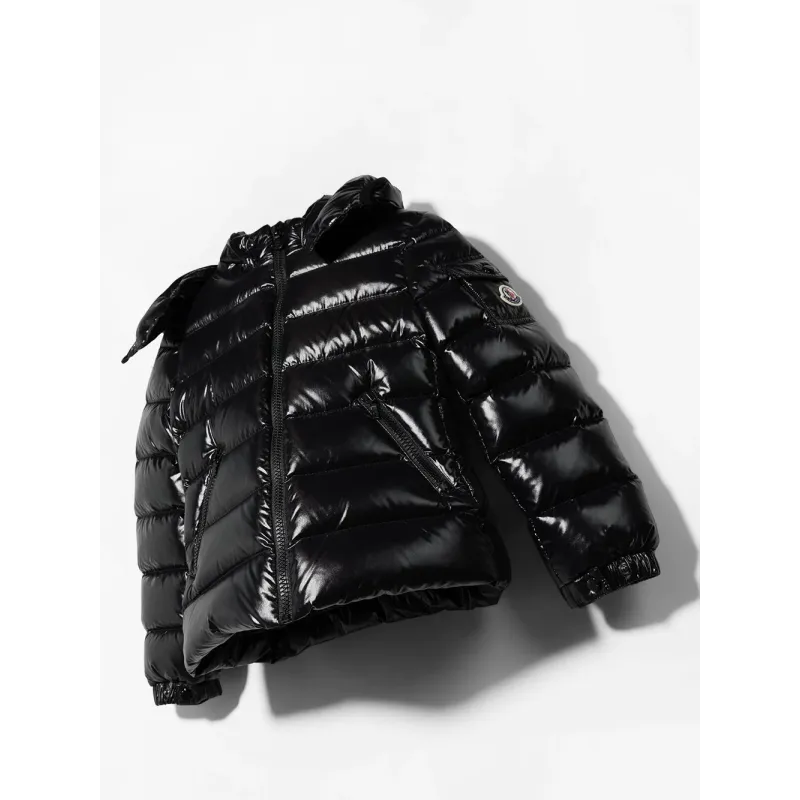 moncler maya short down jacket black