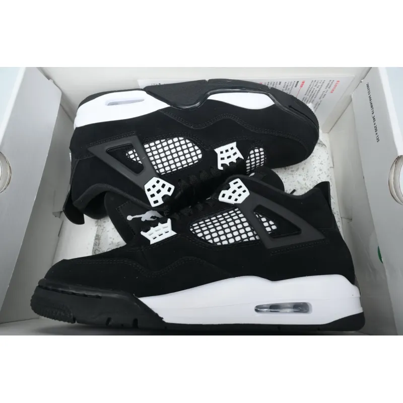 pk god batch air jordan 4 white thunder fq8138-001