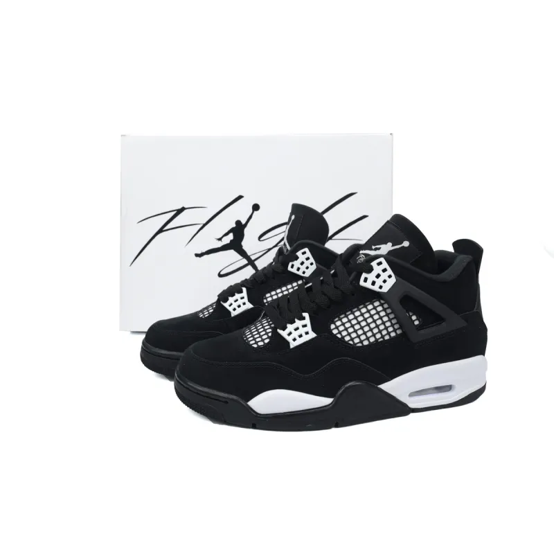 pk god batch air jordan 4 white thunder fq8138-001
