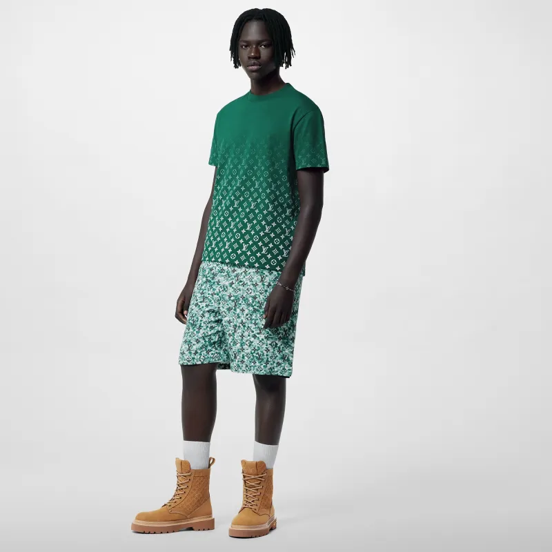 Louis Vuitton Monogram Gradient T-Shirt Green