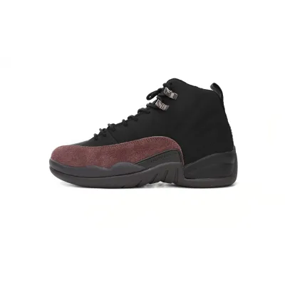PK God Batch A Ma Maniére x Air Jordan 12 Black Wine Red DV6989-001 01