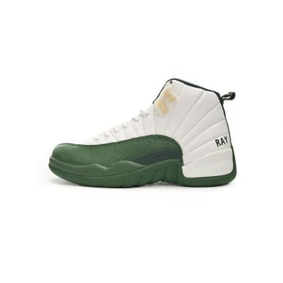 PK God Batch Air Jordan 12 White Green 136001-063 01