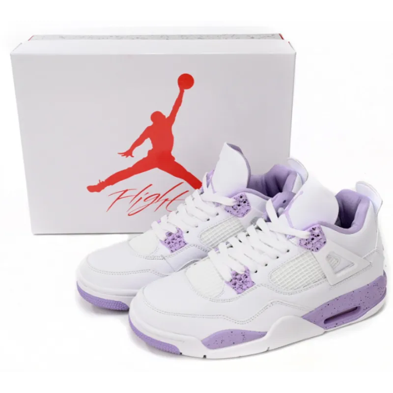 pk god batch air jordan 4 purple oreo ct8527-115