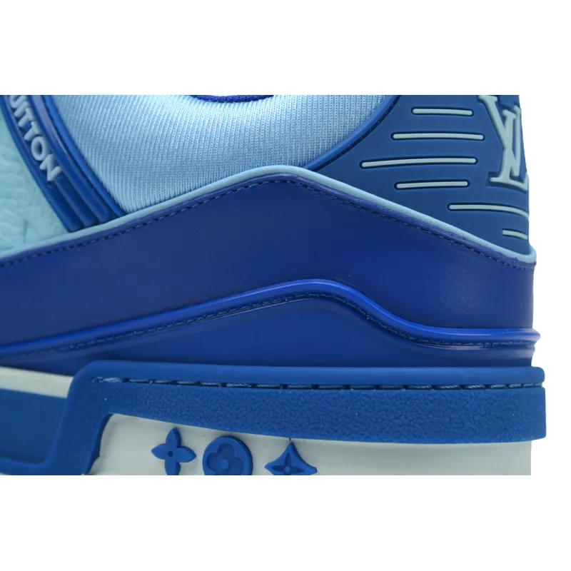 PK God Batch LOUIS VUITTON Trainer White Blue