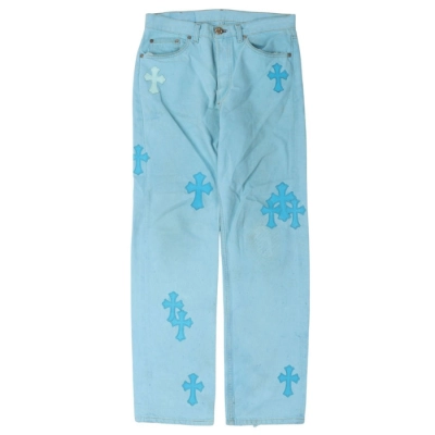 Chrome Hearts Cross Patch Drake Jeans 01