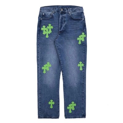 Chrome Hearts Firmranch Applique Cross Pants 01