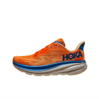 HOKA Clifton 9 2E Wide 'Vibrant Orange Impala' 1132210-VOIM 01