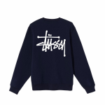 Stussy Basic Crew Navy