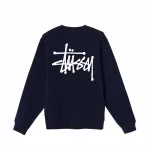 Stussy Basic Crew Navy