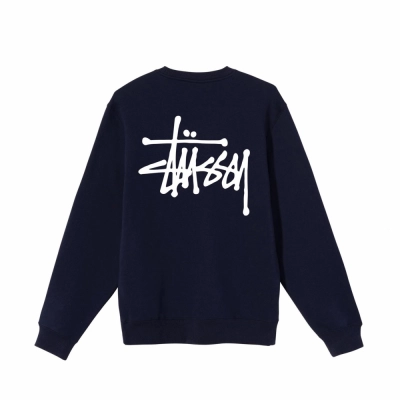 Stussy Basic Crew Navy 02