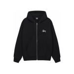 Stussy Basic Stussy Zip Hoodie Black