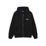 Stussy Basic Stussy Zip Hoodie Black