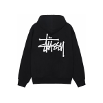 Stussy Basic Stussy Zip Hoodie Black