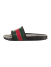 Gucci Web Accent Rubber Slides