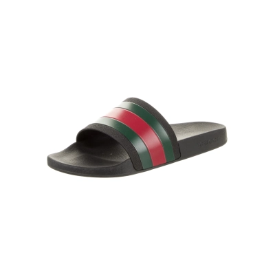 Gucci Web Accent Rubber Slides 02