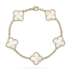 Vintage Alhambra bracelet, 5 motifs yellow gold