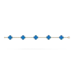 Vintage Alhambra bracelet, 5 motifs Agate