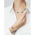 Vintage Alhambra bracelet, 5 motifs Agate
