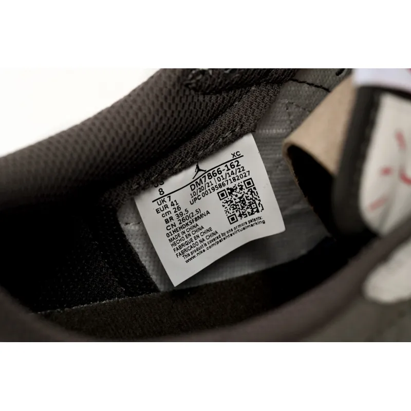 pk god batch air jordan 1 retro low og sp travis scott reverse mocha dm7866-162