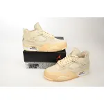 PK God Batch Air Jordan 4 Retro Off-White Sail  CV9388-100