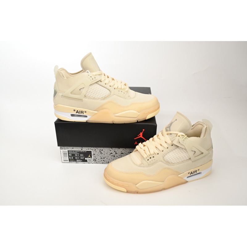 PK God Batch Air Jordan 4 Retro Off-White Sail  CV9388-100