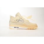 PK God Batch Air Jordan 4 Retro Off-White Sail  CV9388-100