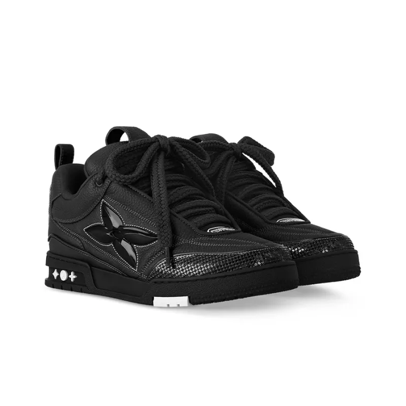  PK God Batch LOUIS VUITTON Skate Sneakers Black