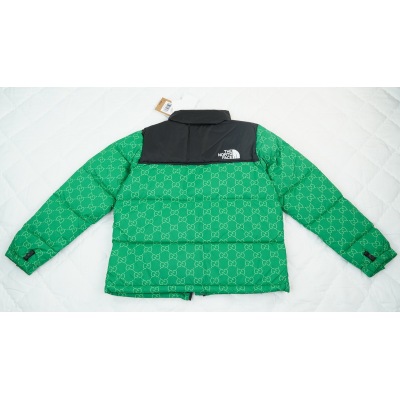 The North Face Splicing White And Green GUCCI  02