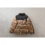 The North Face Splicing White And Maple Leaf