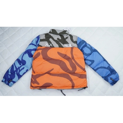 The North Face Splicing White And XX Gray Down Jacket 02