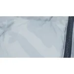 The North Face Splicing White And XX Gray Down Jacket