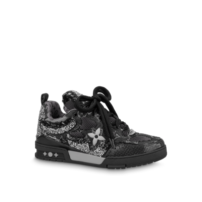 PK God Batch LOUIS VUITTON Swarovski™ crystals Skate Sneakers 02