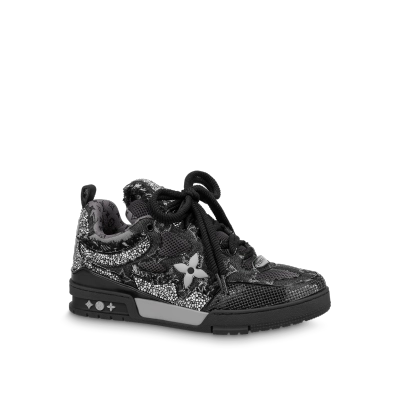 PK God Batch LOUIS VUITTON Swarovski™ crystals Skate Sneakers 02