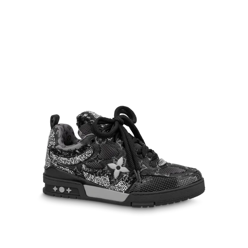 PK God Batch LOUIS VUITTON Swarovski™ crystals Skate Sneakers