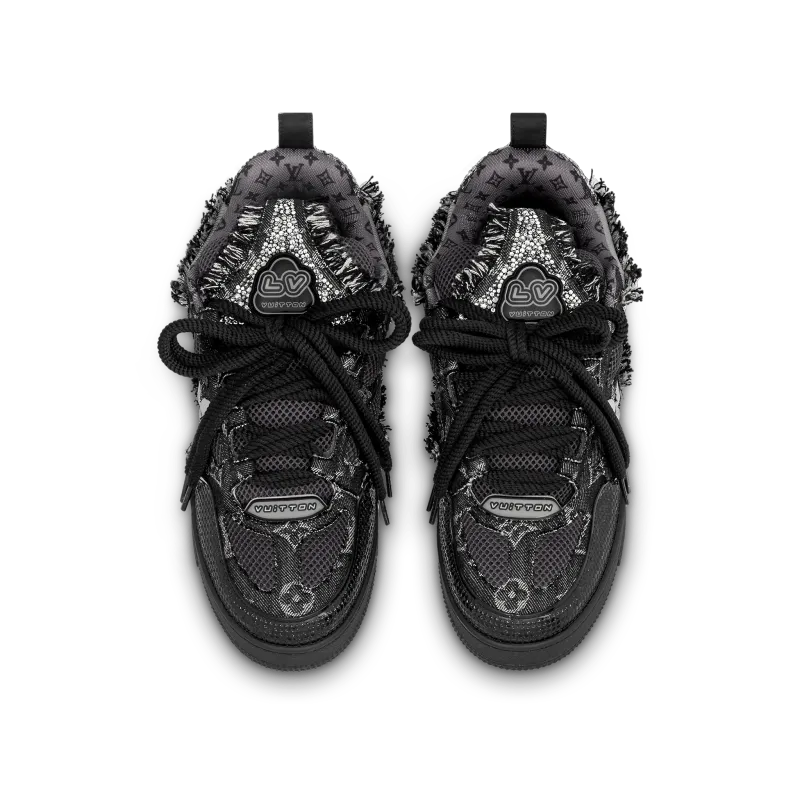 PK God Batch LOUIS VUITTON Swarovski™ crystals Skate Sneakers