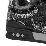 PK God Batch LOUIS VUITTON Swarovski™ crystals Skate Sneakers