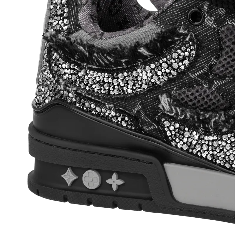 PK God Batch LOUIS VUITTON Swarovski™ crystals Skate Sneakers