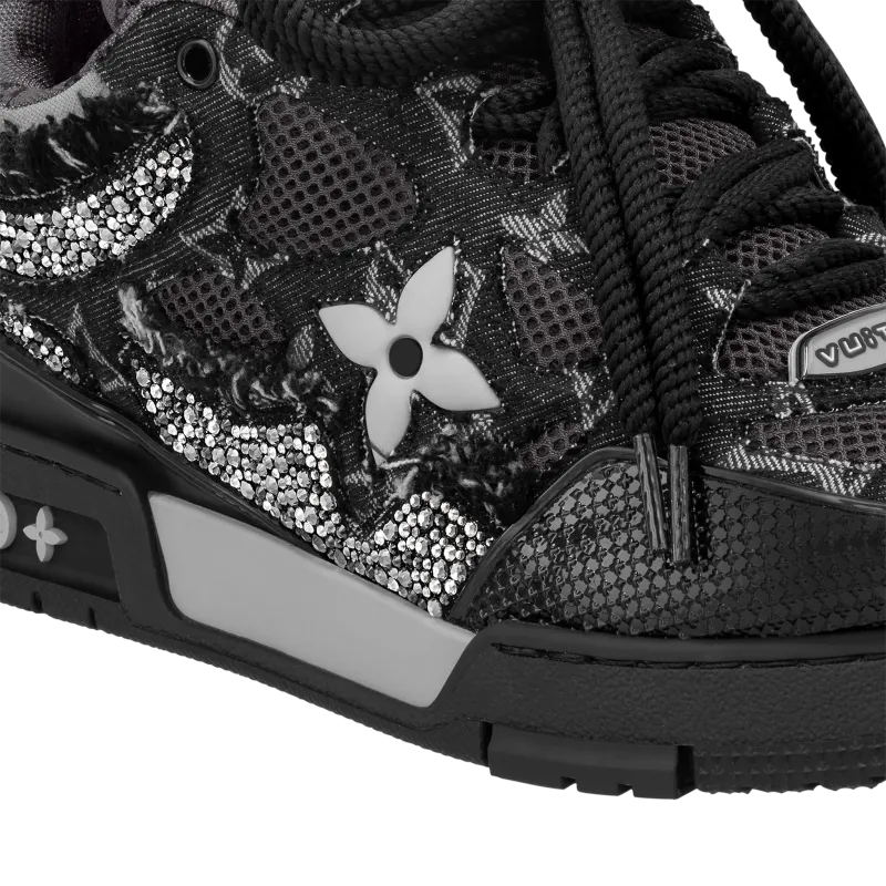 PK God Batch LOUIS VUITTON Swarovski™ crystals Skate Sneakers