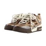 PK God Batch LOUIS VUITTON Skate Sneaker Brown Snakeskin
