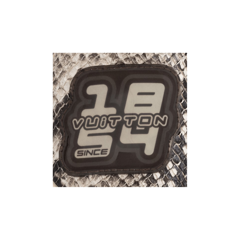 PK God Batch LOUIS VUITTON Skate Sneaker Brown Snakeskin