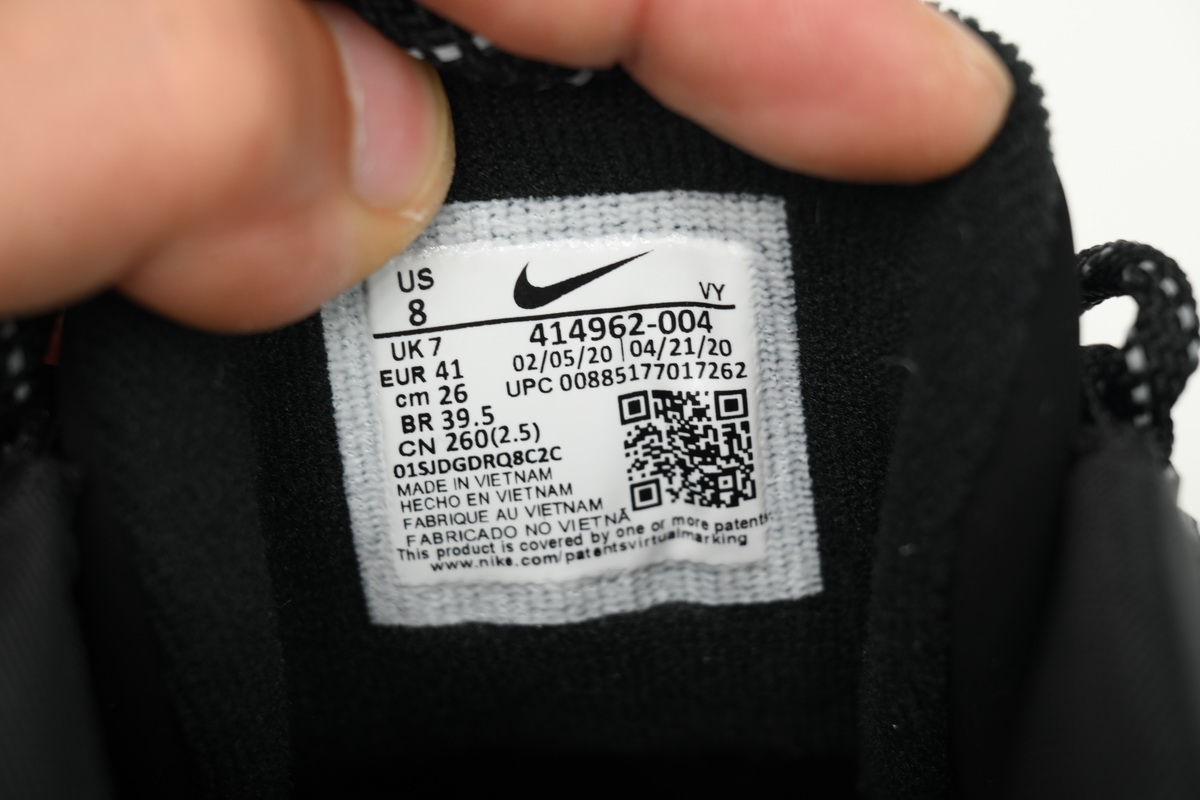 PK God Batch Nike Air More Uptempo All Black 414962-004