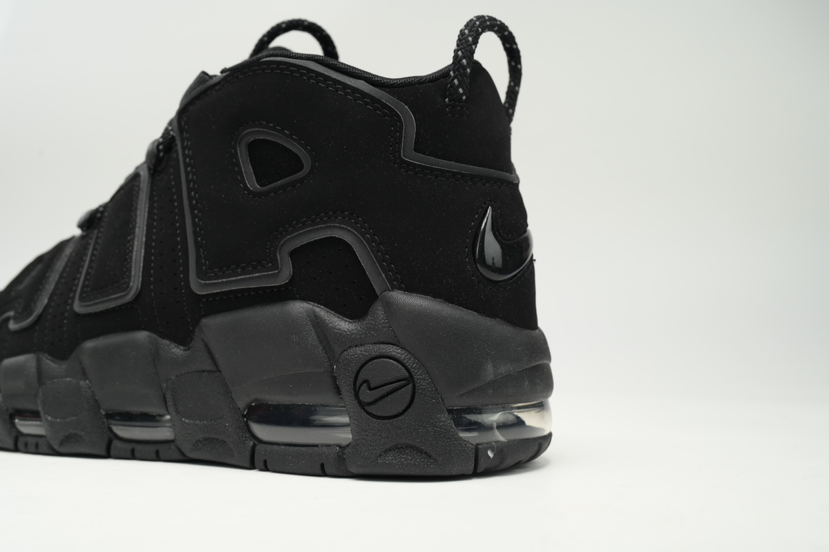 PK God Batch Nike Air More Uptempo All Black 414962-004