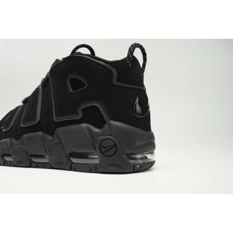 PK God Batch Nike Air More Uptempo All Black 414962-004