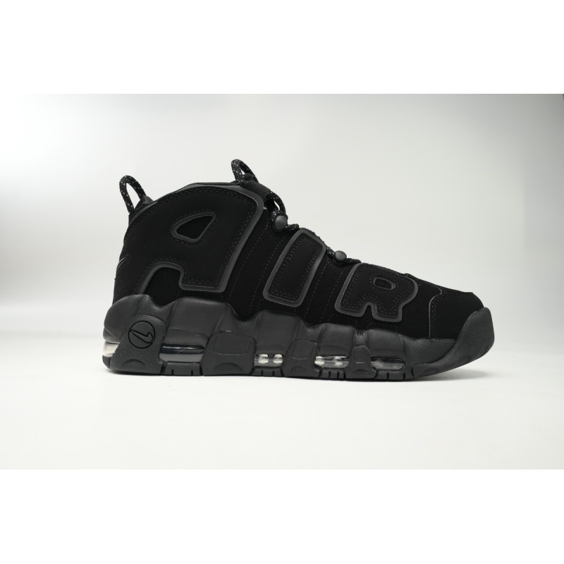 PK God Batch Nike Air More Uptempo All Black 414962-004