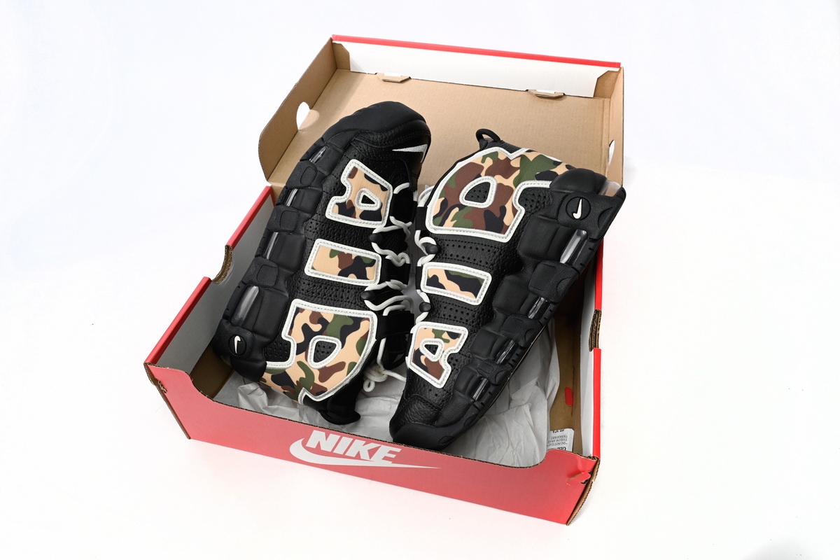 PK God Batch Nike Air More Uptempo Camouflage Colour CJ6122-001