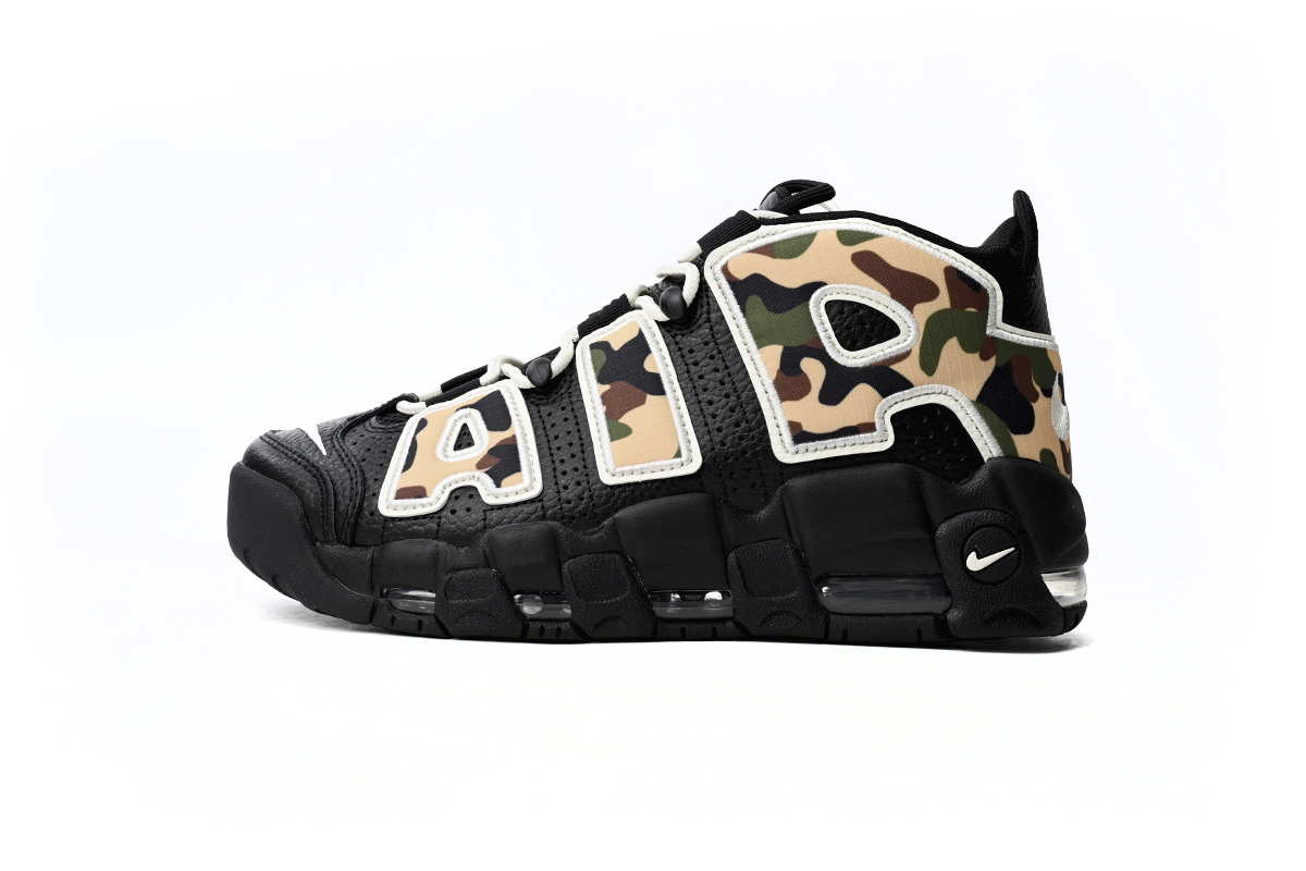 PK God Batch Nike Air More Uptempo Camouflage Colour CJ6122-001