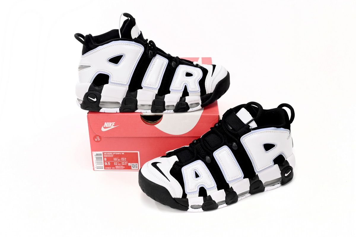 PK God Batch Nike Air More Uptempo White Black DV0819-001