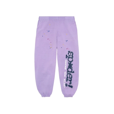 Sp5der Acai Sweatpant Purple 01